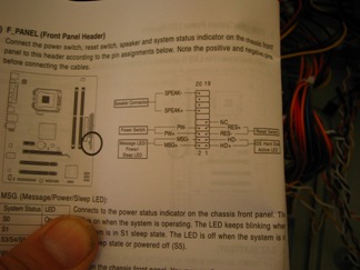 Motherboard Manual open on message page