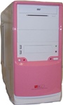 ATX Pink Fronted Case